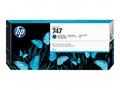 HP Ink Cartridge 747, Chromatic Blue, 300 ml