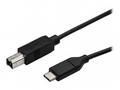StarTech.com USB C to USB B Printer Cable - 1.6 ft