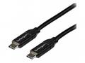StarTech.com 2m 6ft USB C to USB C Cable - 5A PD -