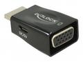 Delock - Nástroj pro převod videa - HDMI - VGA - č