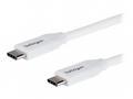 StarTech.com USB C to USB C Cable - 6 ft, 2m - 5A 