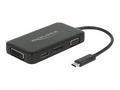 Delock - Externí video adaptér - USB-C - DVI, HDMI