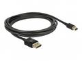 Delock - Kabel DisplayPort - DisplayPort s piny (m