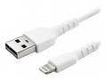 StarTech.com 3 ft(1m) Durable White USB-A to Light