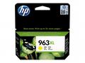 HP Ink Cartridge 963XL, High Yield Yellow, 1600 st