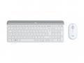 PROMO set Logitech slim Wireless MK470 - white, US