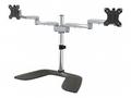 StarTech.com Dual Monitor Stand, Ergonomic Desktop