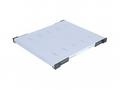 TRITON Police s perforací 19", 1U, 750mm, nosnost 