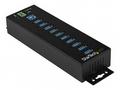 StarTech.com 10 Port USB Hub with Power Adapter, S