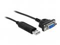Delock - Sériový kabel - USB (M) do DB-9 (F) - 1.8