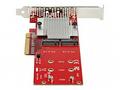 StarTech.com Dual M.2 PCIe SSD Adapter Card, x8, x