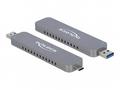 Delock - Kryt úložiště - M.2 - M.2 NVMe Card - USB