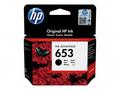 HP 653 Black Original Ink Advantage Cartridge