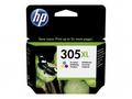HP Ink Cartridge 305XL, High Yield Tri-color, 200 