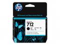 HP 712 Inkoustová náplň černá (80ml), 3ED71A