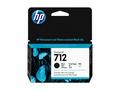 HP 712 Inkoustová náplň černá (38ml), 3ED70A