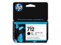 HP 712 Inkoustová náplň černá (38ml), 3ED70A