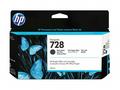HP Ink Cartridge 728, Matte Black, 130 ml