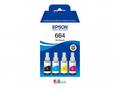 Epson EcoTank 664 - 4-balení - černá, žlutá, azuro