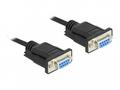 Delock - Sériový kabel - DB-9 (F) do DB-9 (F) - 50