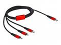 Delock 3 in 1 - Kabel pouze pro nabíjení - USB-C s