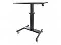 StarTech.com Mobile Standing Desk, Portable Sit St