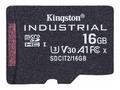 KINGSTON 16GB microSDHC Industrial C10 A1 pSLC Car