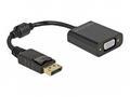 Delock - Video adaptér - DisplayPort (M) s jazýčke