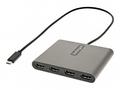 StarTech.com USB C to 4 HDMI Adapter, External Vid