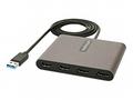 StarTech.com USB 3.0 to 4 HDMI Adapter, External V