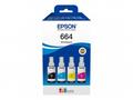 Epson EcoTank 664 - 4-balení - černá, purpurová, a