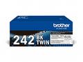 Brother TN242 BKTWIN - 2-balení - černá - originál