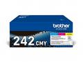 Brother TN242CMY Value Pack - 3-balení - žlutá, az