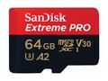 SanDisk Extreme PRO microSDXC 64GB, A2 C10 V30 UHS