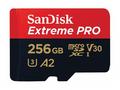 SanDisk Extreme PRO microSDXC 256GB, A2 C10 V30 UH