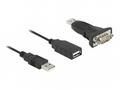 Delock - Sériový adaptér - USB 2.0 - RS-232