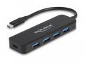 Delock - Rozbočovač - 4 x USB 3.2 Gen 1 + 1 x USB-