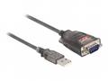 Delock - Sériový adaptér - USB 2.0 - RS-232 x 1 - 