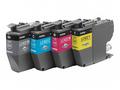 Brother LC422 Value Pack - 4-balení - černá, azuro