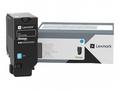 Lexmark - Azurová - originální - kazeta s barvivem