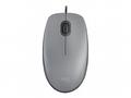 Logitech myš Corded M110 tichá, šedá, EMEA