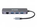 D-Link DUB-2334 - Dokovací stanice - USB-C - HDMI 