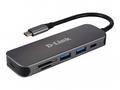 D-Link 5-in-1 USB-C Hub with Card Reader
