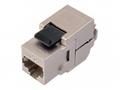 Solarix Keystone 10G CAT6A STP RJ45 černý samořezn