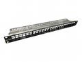 Solarix 19" Neosazený modulární patch panel 24 por