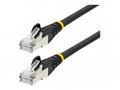 StarTech.com 50cm CAT6a Ethernet Cable - Black - L