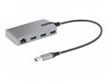 StarTech.com 3-Port USB Hub with Ethernet, 3x USB-