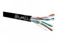 Solarix Kabel STP drát CAT6A STP PE Fca 500m, cívk