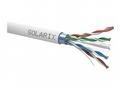 Instalační kabel Solarix FTP, Cat6, drát, PVC, cív