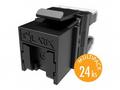 Solarix keystone c6 UTP RJ45 černý pro kleště SXKJ